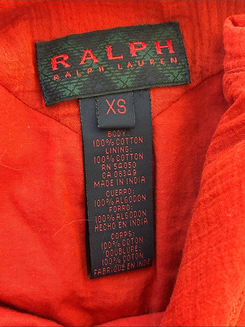 Ralph Lauren Red Layered Ruffle Tank - Picture 3 of 4